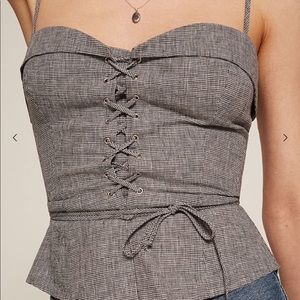 Reformation Clayton top